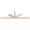Ekena Millwork Richland Smooth Timber Gable Bracket, Douglas Fir, 96"W x 32"H x 3 1/2"D x 3 1/2"F, 8/12 Pitch GBW096X32X0404RIC00SDF - alternate 4
